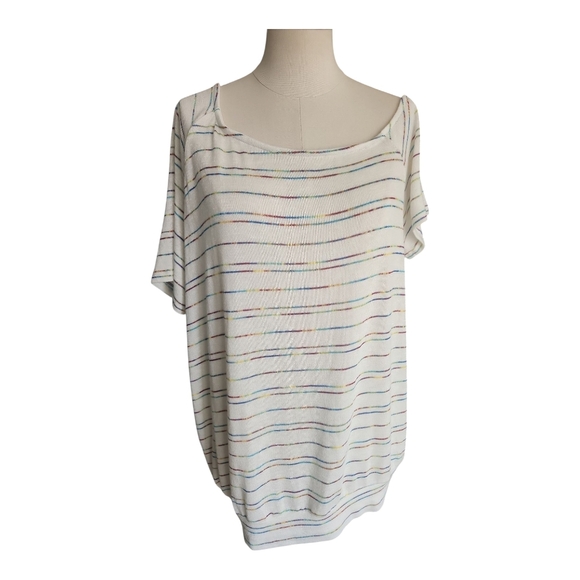 Torrid Striped Multicolor Women's Top 1 - Picture 1 of 9